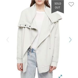 All saints Brooke Knit cream jacket size small